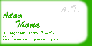 adam thoma business card